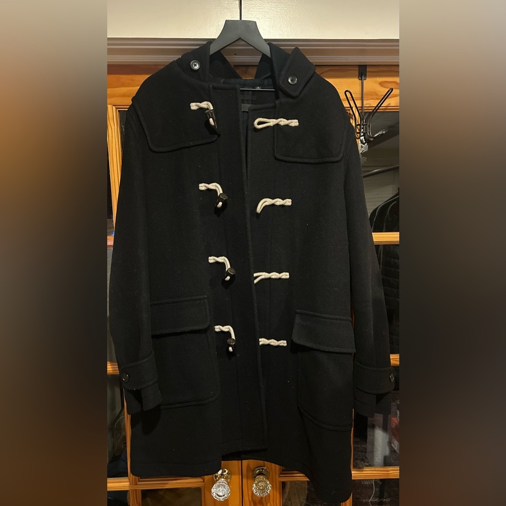Uniqlo Blue Toggle Duffle Coat